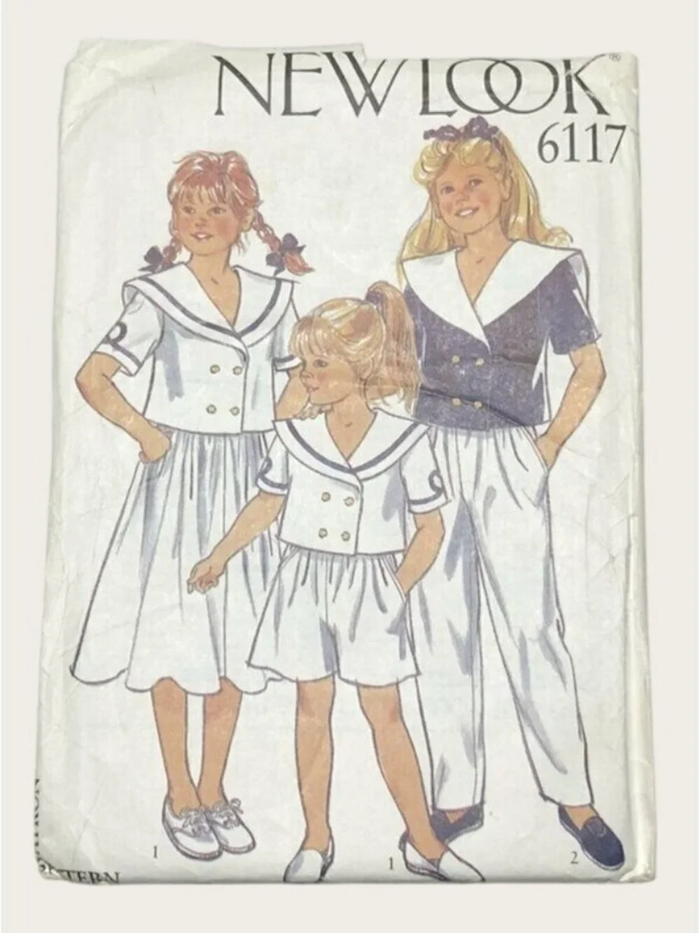New Look Sewing Pattern 6117 Girls Jacket Skirt Trousers Shorts